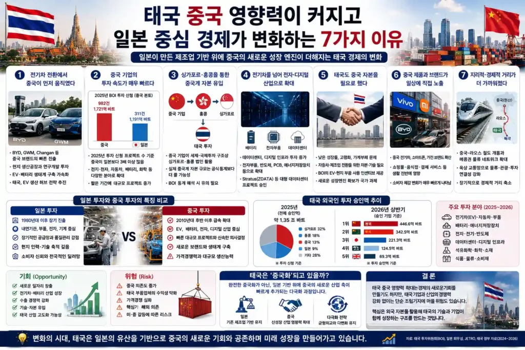 태국 중국 영향력: 일본 중심이던 태국 경제에서 중국의 존재감이 커지는 이유 태국 중국 영향력: 일본 중심이던 태국 경제에서 중국의 존재감이 커지는 이유