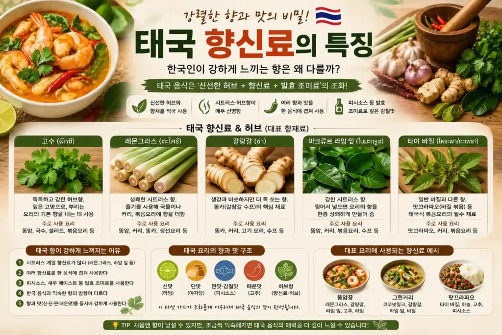 태국 향신료 특징|한국인이 향을 강하게 느끼는 이유 5가지 태국 향신료 특징|한국인이 향을 강하게 느끼는 이유 5가지