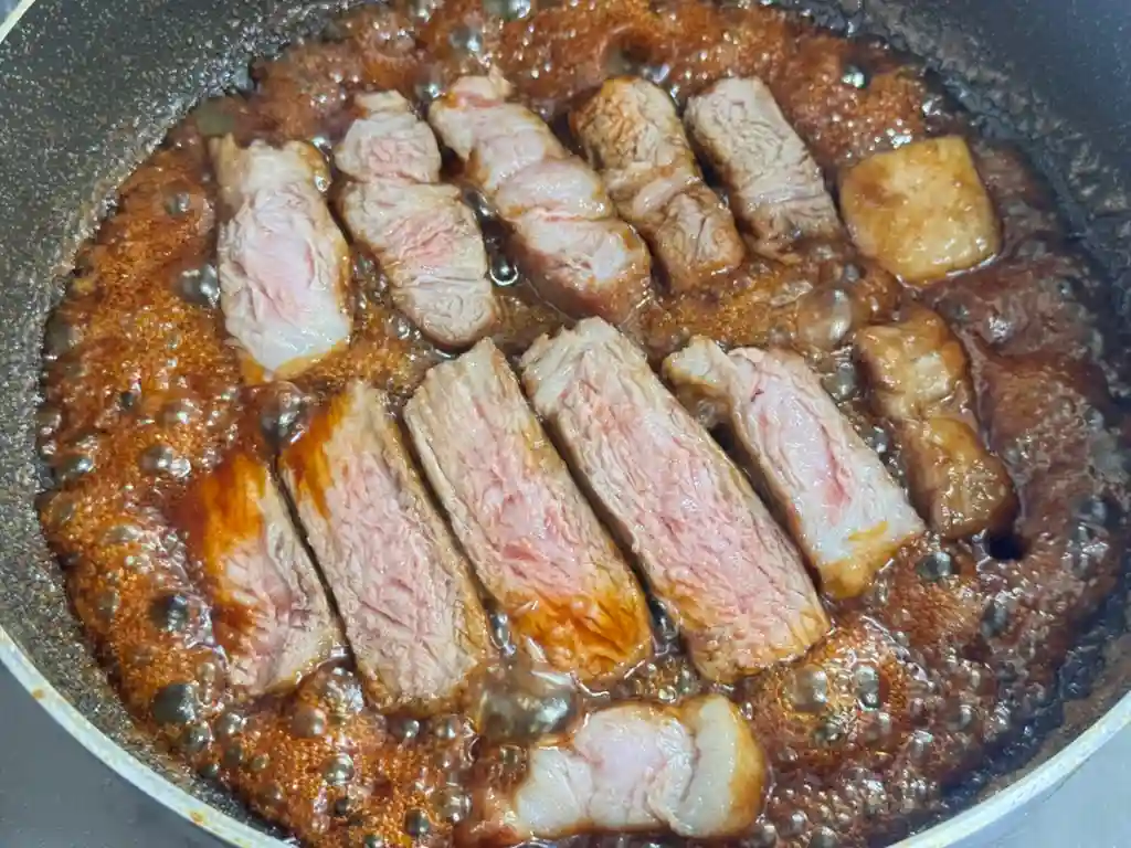 통목살 요리