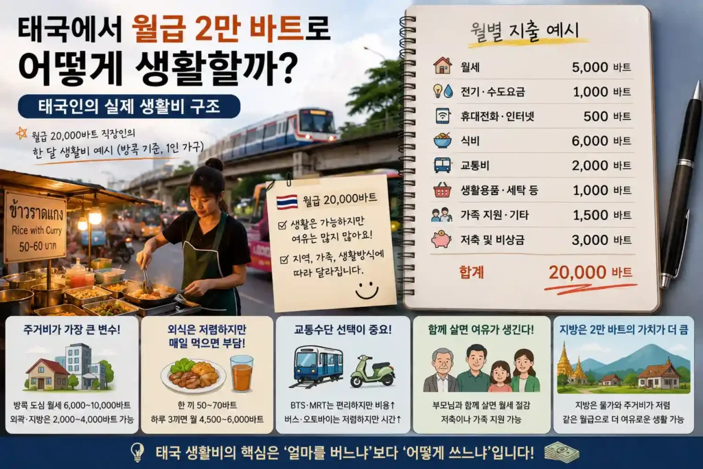 태국 생활비|월급 2만 바트로 태국 사람들은 어떻게 생활할까? 태국 생활비|월급 2만 바트로 태국 사람들은 어떻게 생활할까?